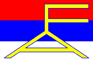 [Frente Amplio flag with logo]